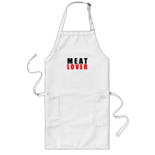 Kött älskare långt förkläde