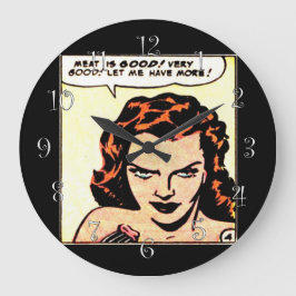 Kött är bra! stor klocka