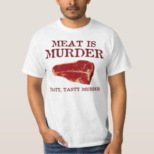 Kött är det smakliga mord t-shirt