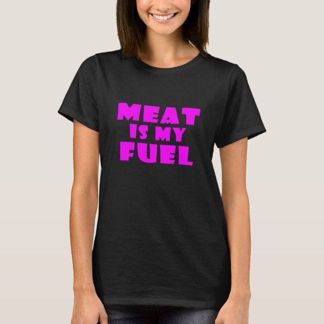 Kött Är Mitt Bränsle  2 T Shirt (Framsida)
