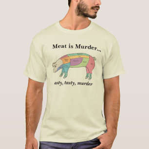 Kött är mord - Hog Tee Shirt
