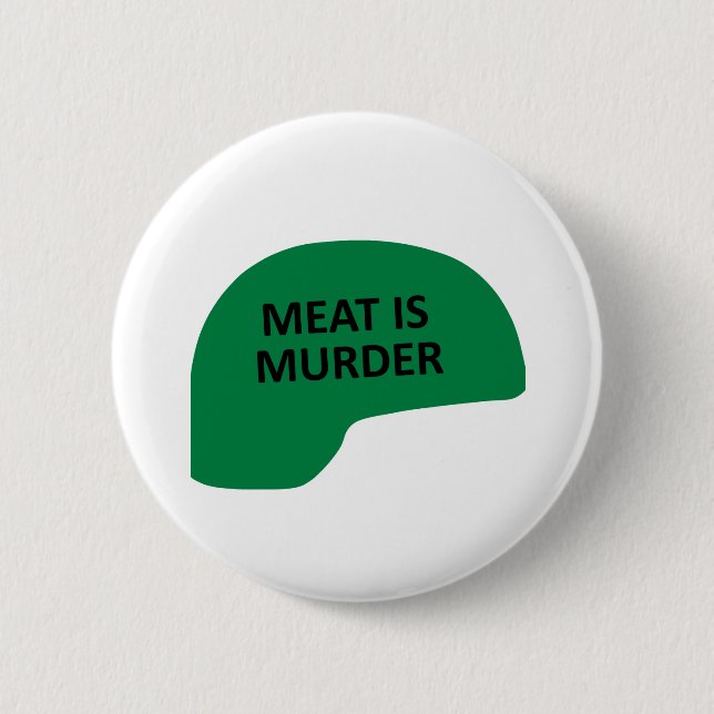 Kött är mord knapp (Framsida)