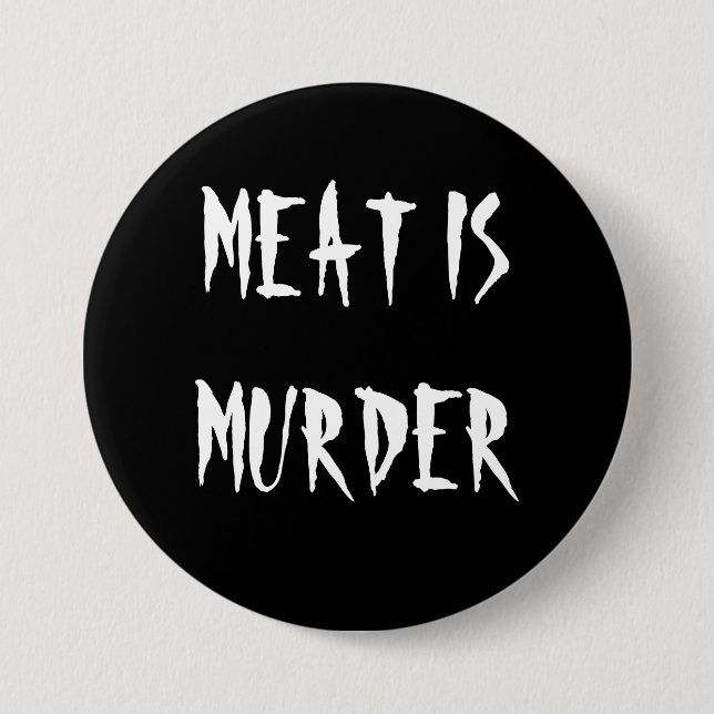 Kött är mord knapp (Framsida)
