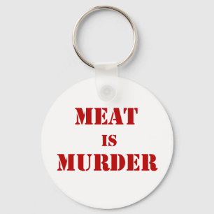 Kött är mord nyckelring