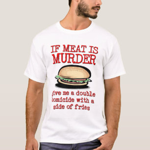 Kött är Mord Rolig Tröja Humor