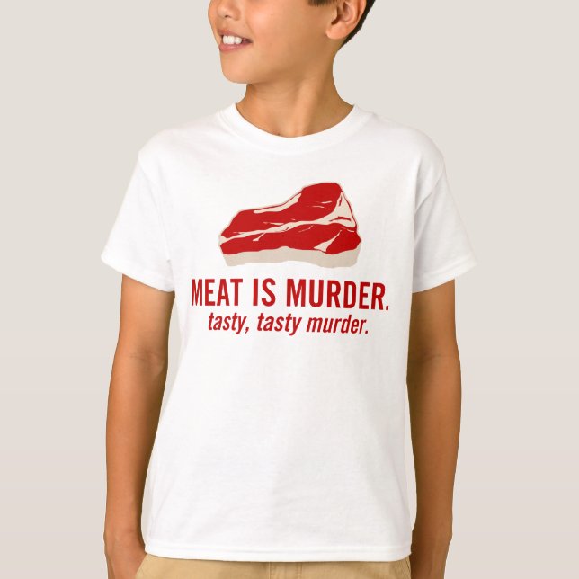 Kött är Murder, Tasty Murder Tee (Framsida)