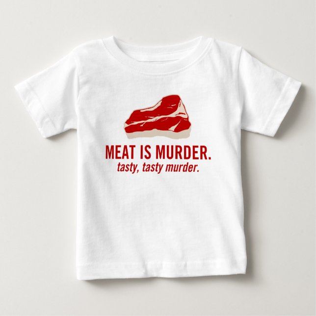 Kött är Murder, Tasty Murder Tee (Framsida)