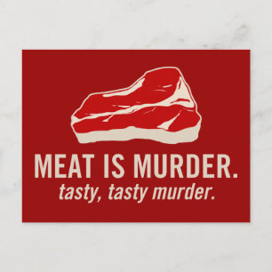 Kött är Murder, Tasty Murder Vykort
