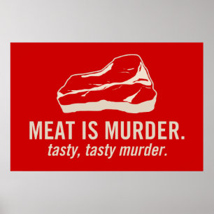 Kött är Murder, Tasty Tasty Murder Poster