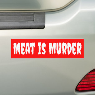 Kött är Murder, Vegan Activism Bildekal