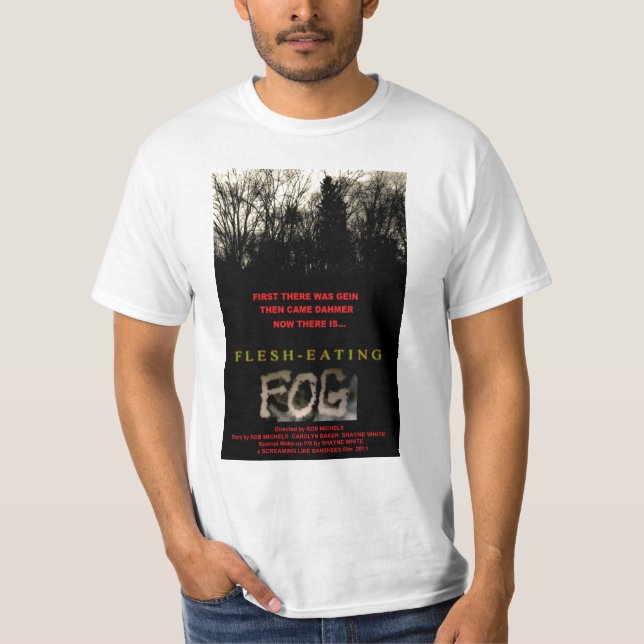 KÖTT-äta DIMMAt-skjortan T-shirt (Framsida)