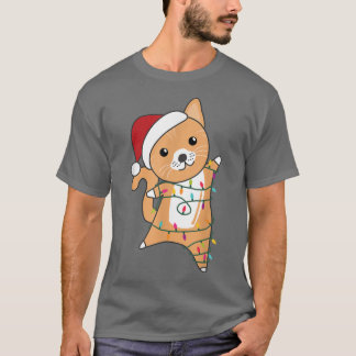 Kött av God jul, mjölk och mjölkprodukter med Ljus T Shirt