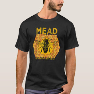 Kött av honungsbin Meadaking Home brewing Retro D T Shirt