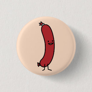 Kött av korv från gris, kielbasa kött wiener he knapp