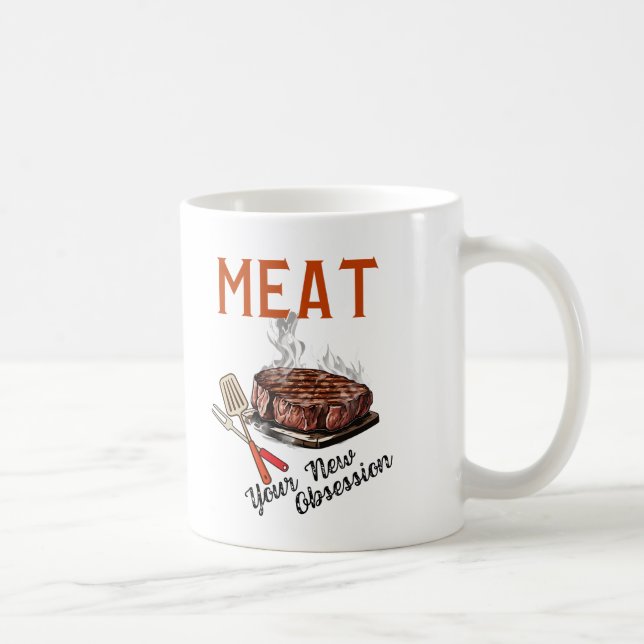 Kött din nya beskickning kaffemugg (Höger)