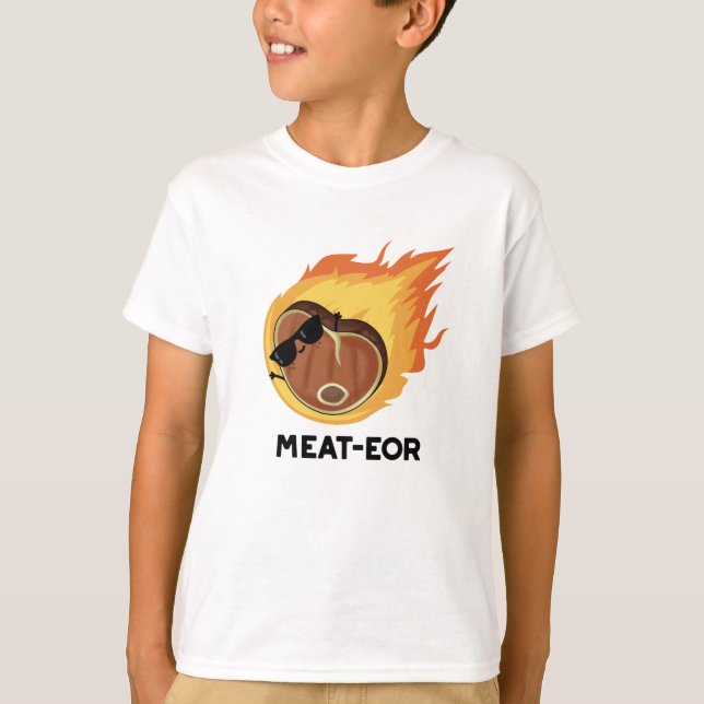 Kött-eor Funny Kött Steak Pun T Shirt (Framsida)