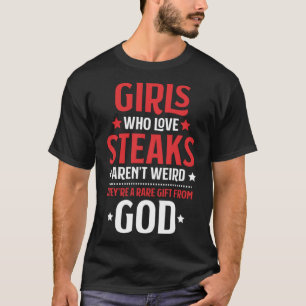 Kött flickor som Kärlek Steaks Ketogen Diet Keto C T Shirt