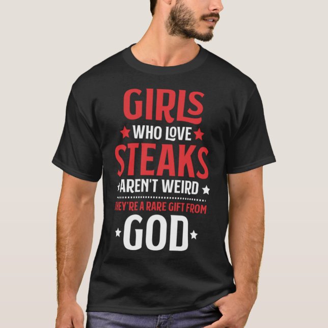 Kött flickor som Kärlek Steaks Ketogen Diet Keto C T Shirt (Framsida)