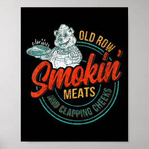 Kött för röktobak och klappningskinka poster