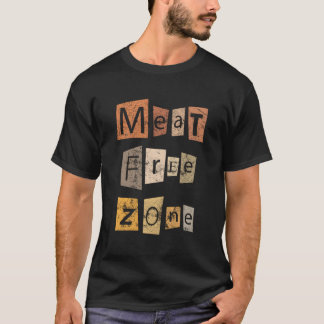 Kött Free Zon Vegan Slogan Gift Plant Based Vegan T Shirt