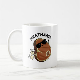 Kött-hane Funny Farting Kött Pun Kaffemugg