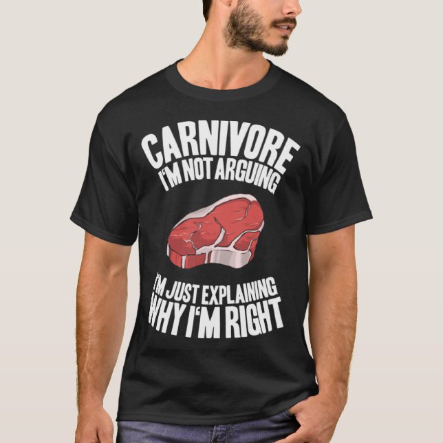 Kött I är inte ett trollslag mot Ketogen Diet Keto T Shirt (Framsida)