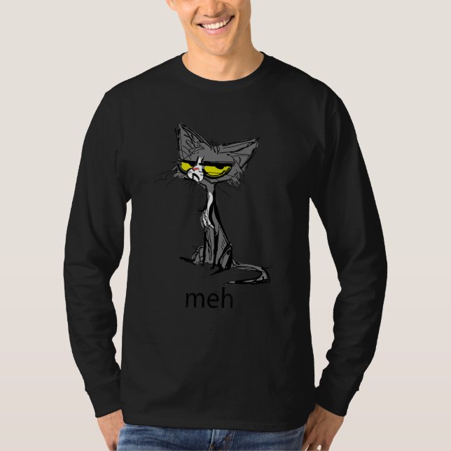 Kött katt för katt t shirt (Framsida)