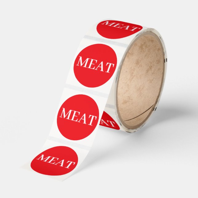 Kött Kosher Livsmedels Etiketter | Köksorganisatio (Rulle)