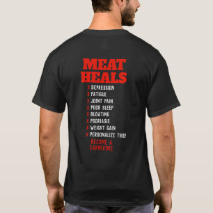 Kött läker. Anpassadeskjortan för Carnivore ban T Shirt