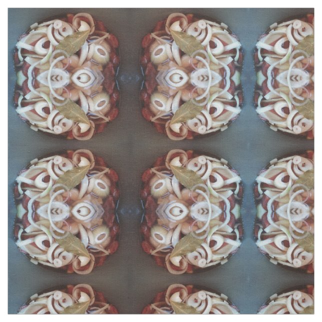 Kött Marinade Mönster, Fabric Tyg (Provkarta)