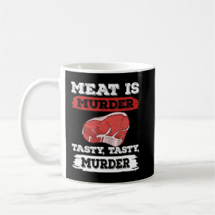 Kött mördar ett otäckt mord Bq grill 2 Kaffemugg