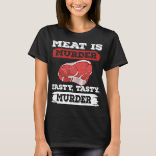Kött mördar ett otäckt mord Bq grill 2 T Shirt