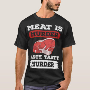 Kött mördar ett otäckt mord Bq grill 2 T Shirt