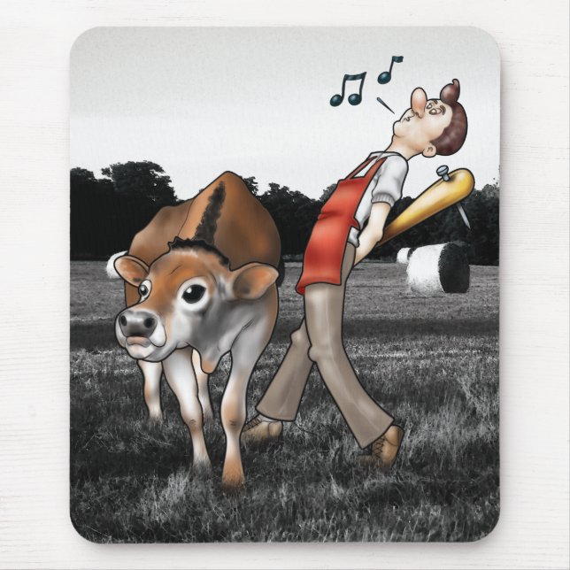 KÖTT! Mousepad - konsttryck Musmatta (Framsidan)