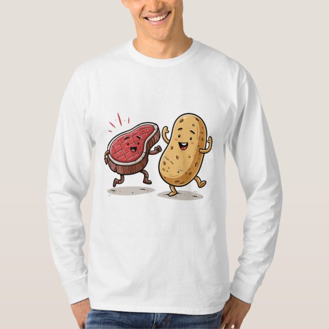 Kött & Potatis T Shirt (Framsida)