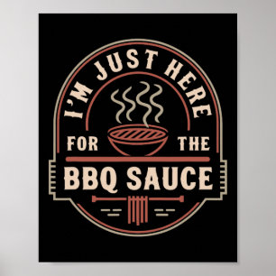 Kött Rökande Pappa Citat För Rolig Bbq Grill Kött Poster