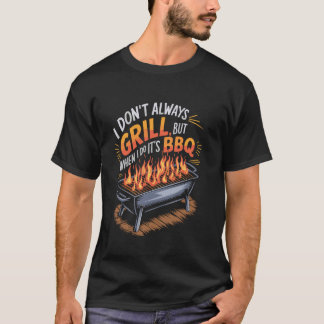 Kött Rökande Pappa Design Kött Rökare Rolig BBQ Gr T Shirt