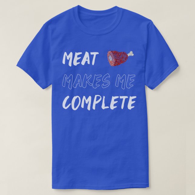 Kött Steak Kött Älskare Grill T Shirt (Design framsida)