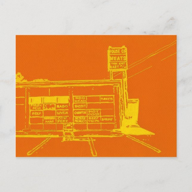 Kött Store Vykort (Framsida)