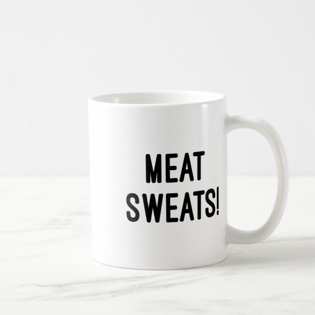 Kött Sweats - Bbq T Shirt Kaffemugg (Höger)