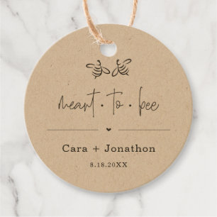 Kött till bihonung Burk Favor/utsädespaket Gåvor Etiketter