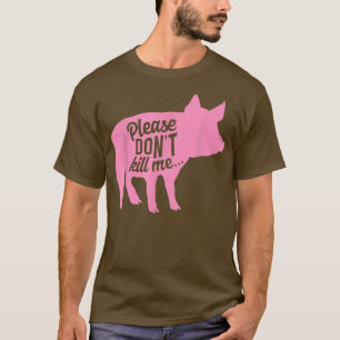Kött Vegan Farmer La Gris Älskare T Shirt