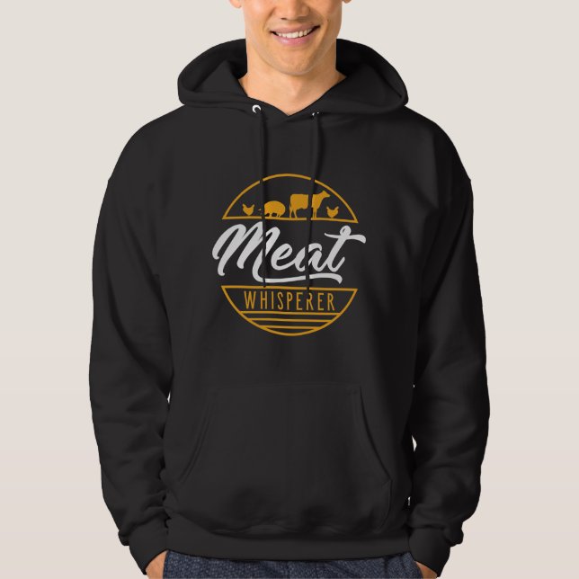 Kött Whisperer Hoodie (Framsida)