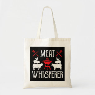 Kött Whisperer Manar Clothing Gift for Him Funny B Tygkasse