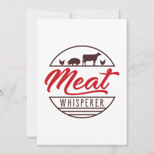 Kött Whisperer Tack Kort