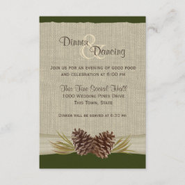 Kottar och Jutesäck Grön Mottagning Inbjudningar