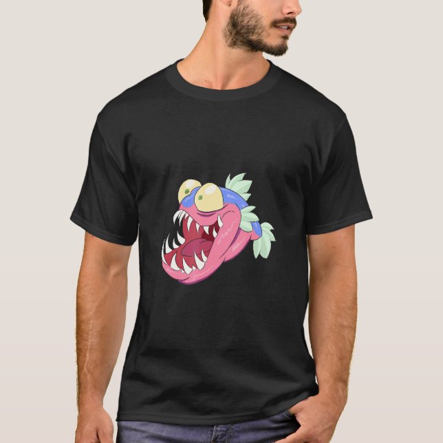 Köttätande fisk t shirt (Framsida)