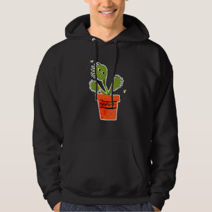 Köttätande växt Venus flugfälla I Trädgårdsbotanik Hoodie