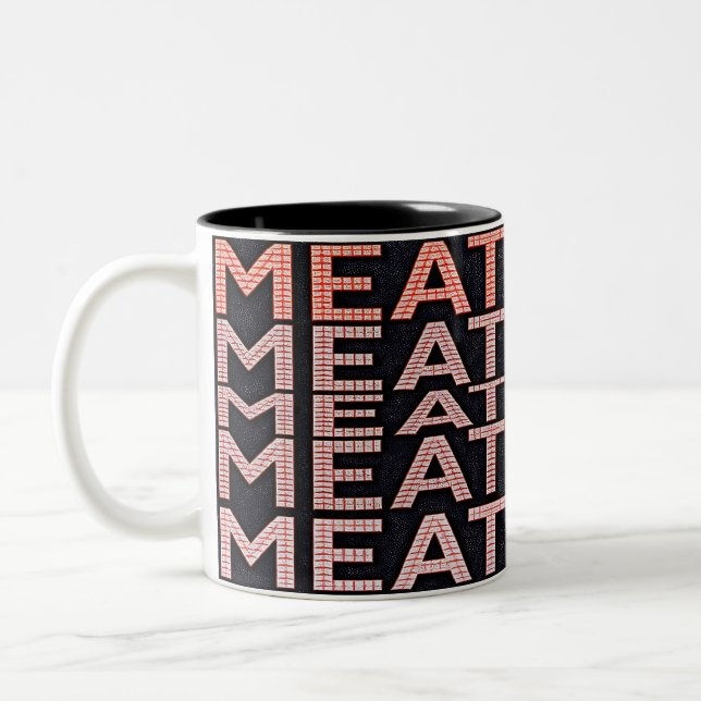Köttätare  Två-Tonad mugg (Vänster)