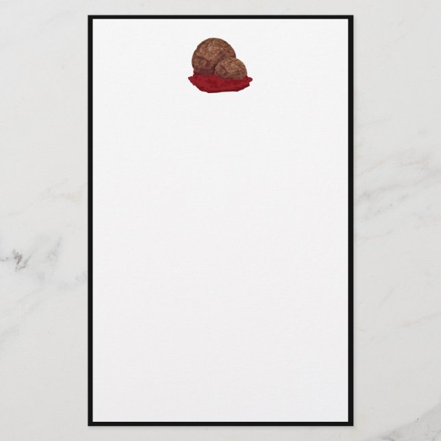 Köttbollar i Sauce Brevpapper (Framsida)